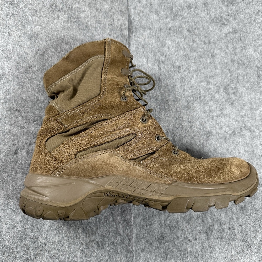 Bates M8 E11031 Hot Weather Tactical Tan Size 9 Boots Soft Toe Vibram Sole